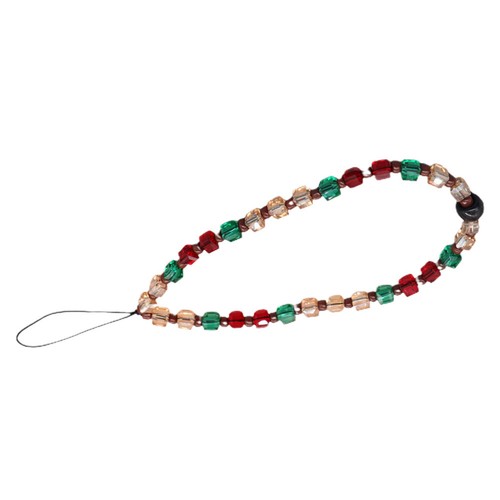 Crystal Beaded Mobile Phone Rope Charm Strap Hanging Wrist Lanyard Hanger - 第 11/12 張圖片