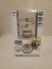 Star Wars Mandalorian the Child Baby Yoda Motion Sensing Flying Helicopter NIB