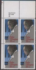Scott # 2211 - ZIP Block Of 4 - Duke Ellington -  MNH - 1986