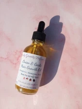 Onion & Garlic Hair Growth Oil for Thinning hair, Bald spots & Broken Edges.