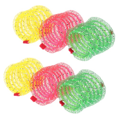 6Pcs Cat Spiral Springs Toys Pet Bite Coil Chew Kitten Sports - Picture 2 of 12