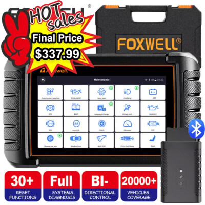 Foxwell NT809BT Bidirectional All System OBD2 Scanner IMMO Diagnostic Scan Tool