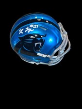XAVIER LEGETTE Signed NFL CAROLINA PANTHERS FLASH Mini Helmet Rookie WR BAS