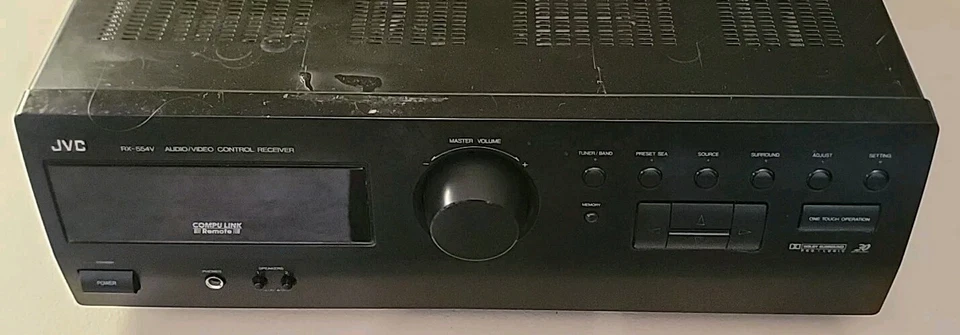 Vintage JVC RX-554V 270w Surround Sound Pro Logic A/V Receiver Phono Input - Image 2 of 4