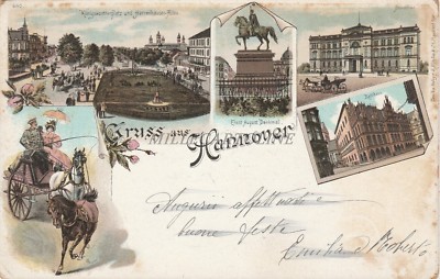 GERMANY - Gruss aus Hannover 1912 G.Blümlein & C. | eBay
