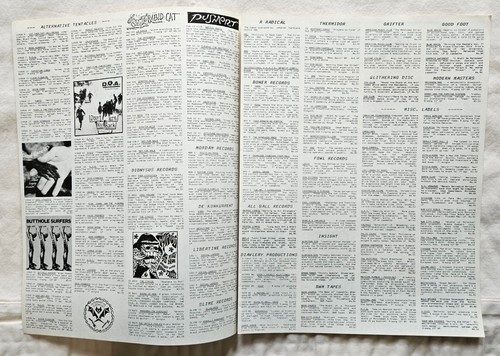 Lote #AFB: Catálogos Punk Rock Efímeros Años 80 Tentáculos Alternativos SST Touch & Go - Imagen 9 de 24