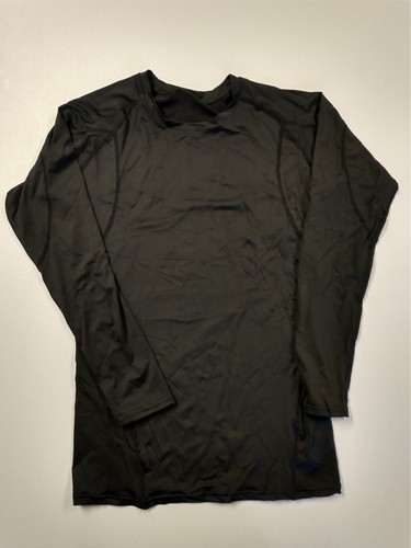 Real Essentials Large L Men's Short Sleeve Compression Shirt Undershirts