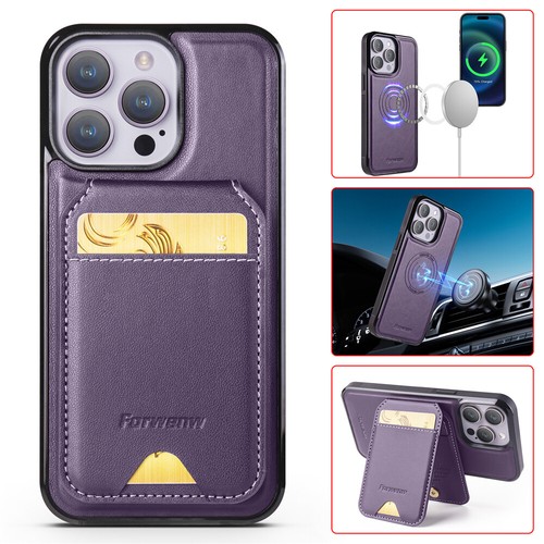 For iPhone 16e 16 15 14 13 12 11 XS Detachable Magent Wallet Case MagSafe Cover - Picture 60 of 71