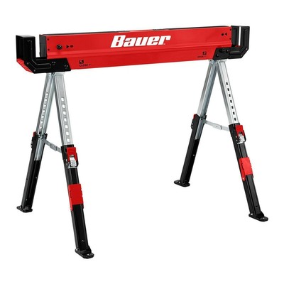 BAUER Adjustable Steel Sawhorse and 