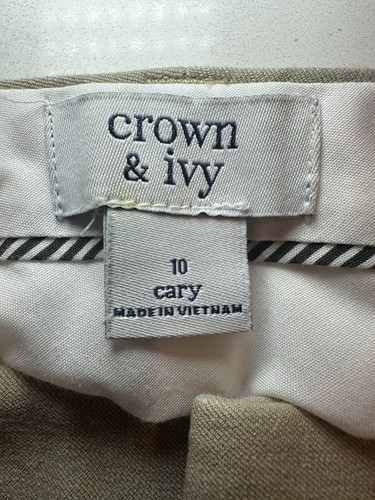 Crown & Ivy Boys Kids Khaki Pants Size 10 Dress Casual  - Picture 9 of 11