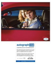 Ansel Elgort "Baby Driver" AUTOGRAPH Signed 8x10 Photo ACOA