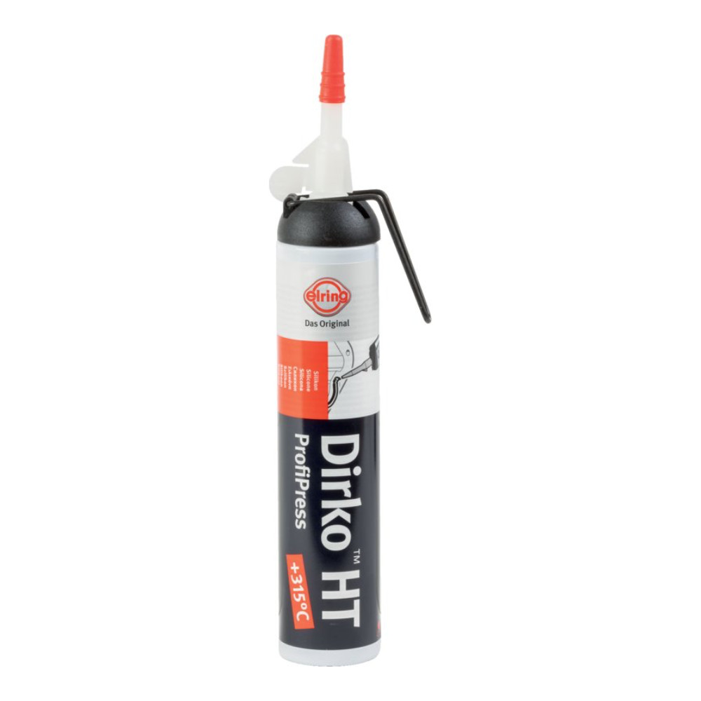 Cartouche joint silicone noir Elring 200ml mastic détanchéité auto
