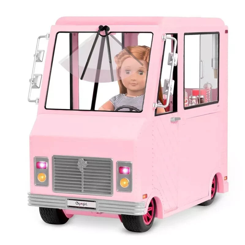 Our Generation Sweet Stop Pink Ice Cream Truck Pink for sale