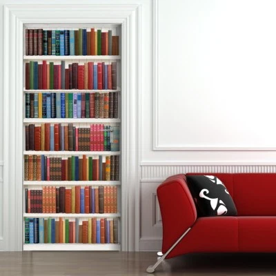Türtapete selbstklebend TürPoster - BÜCHERREGAL - Bild 1 von 4