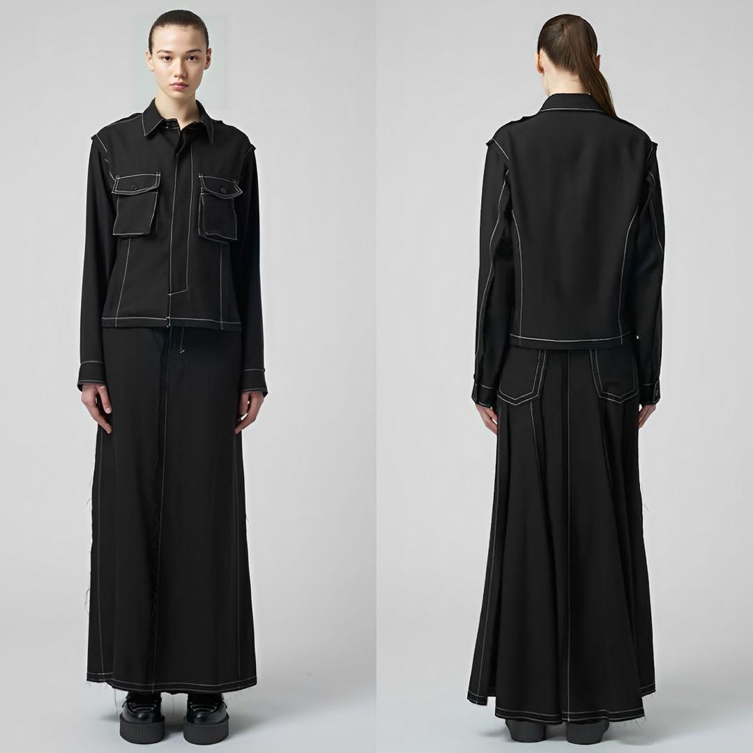 LIMI feu HIGH TWIST GABARDINE JACKET Black 2 | eBay LIMI feu HIGH TWIST GABARDINE JACKET Black 2 | eBay