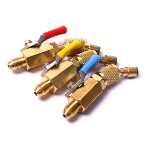 1-4-039-039-SAE-A-C-Charging-Hoses-Shut-Off-Ball-Valve-AC-Refrigerant-R12-R22-R134a