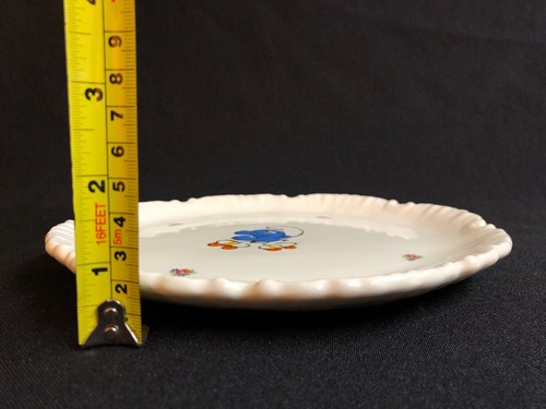 Vintage Schlumpf 8" Keramik Sammler Dessertteller 2 Stück Brainy - Bild 12 von 12