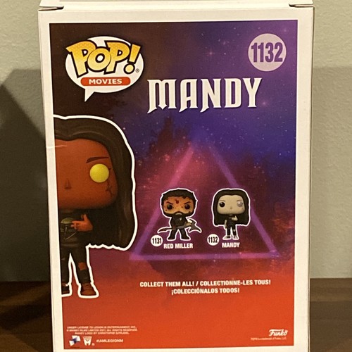 Funko POP!  Movies: Mandy Evil CHASE - 1132 WOW Read! red - Picture 2 of 5