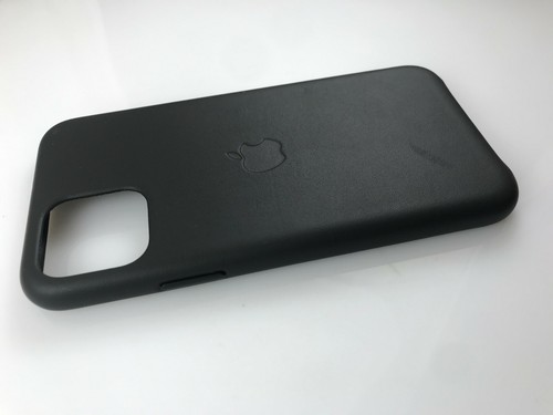 Original Authentic Apple genuine Leather Case for iPhone 11 Pro MAX Black 6.5" - Picture 2 of 8