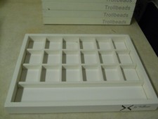 X by Trollbeads White 19 Compartment Bead & Bracelet Display Tray