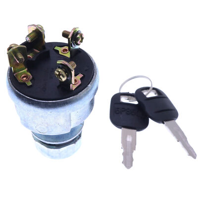 Ignition Key Starter Switch With 2 Keys For Caterpillar 9G7641 – Fits CAT Tractors 6 thumbnail image