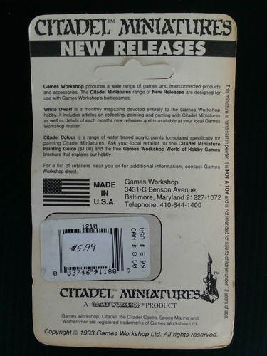Citadel Miniatures Warhammer MOUNTED NECROMANCER new/sealed - Picture 3 of 3