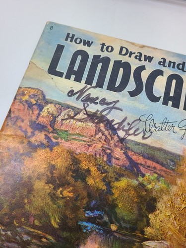How to Draw and Paint Landscapes Walter T Foster Issue 8 1950's Art Instruction - Picture 6 of 6