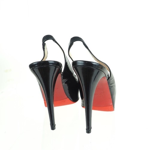 Vintage Christian Louboutin Back Strap Open Toed High Heels Shoes. Size 39 - Picture 4 of 9