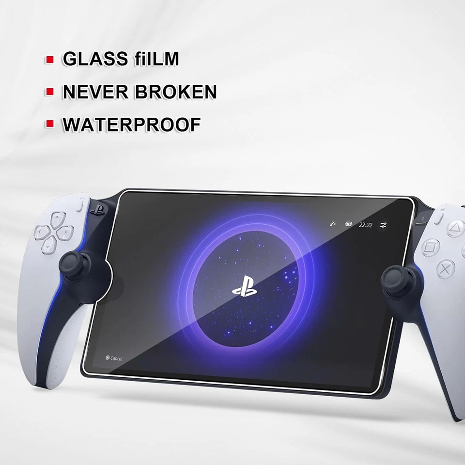 Tempered Glass Screen Protector Cover for PS5 Playstation Portal Remote Player - Image 2 of 4