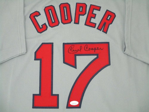 Red Sox CECIL COOPER Signed Custom Replica Boston Jersey AUTO - JSA - Picture 2 of 3
