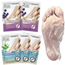 5 Pack Foot Peeling Mask,Exfoliator Peel Off Calluses Dead Skin Callus... 