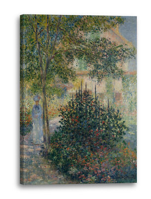 Kunstdruck Claude Monet - Camille Monet im Garten in Argenteuil (1876)