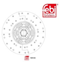 febi bilstein 105123 Kupplungsscheibe FüR Renault (Rvi)