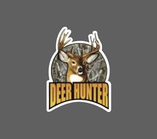 Deer Hunter Sticker Buck Waterproof Animal Outdoor Nature Gift NEW