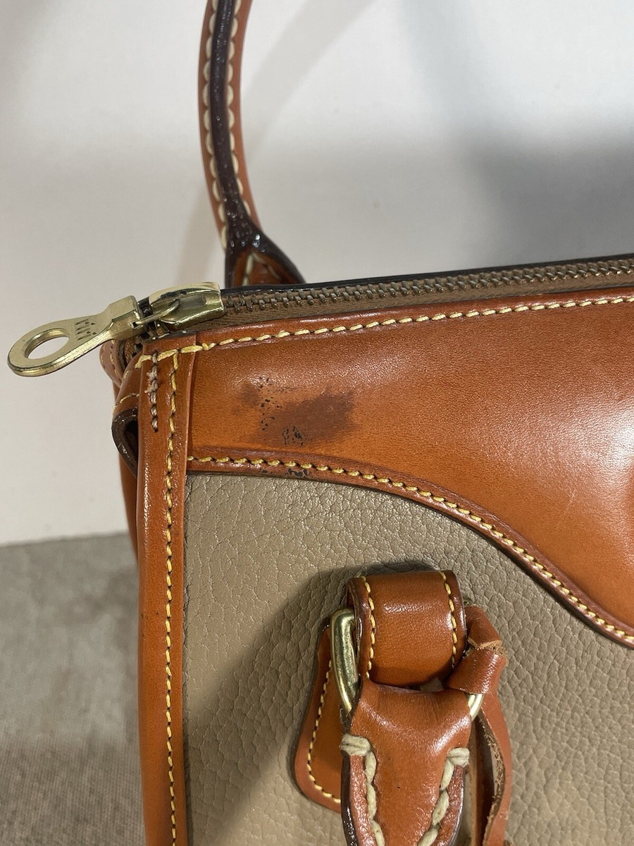 Dooney Bourke Vintage All Weather Leather Classic Satchel British