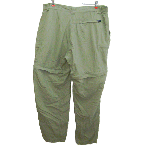 COLUMBIA Women's (Size XL) Green Convertible Hiking Pants Shorts 5 Pockets Nylon - Picture 4 of 4