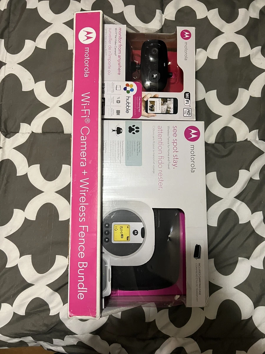 Motorola WiFi Camera and Wireless Fence Bundle eBay