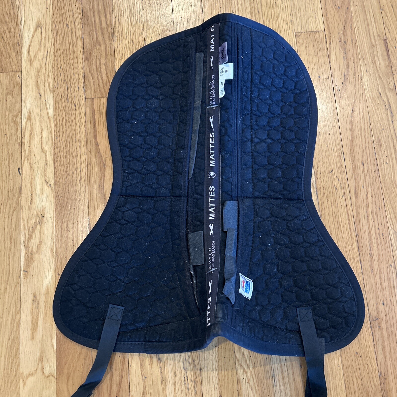 Mattes Correction Quilted Half Pad with Pockets for Shims MED Dressage