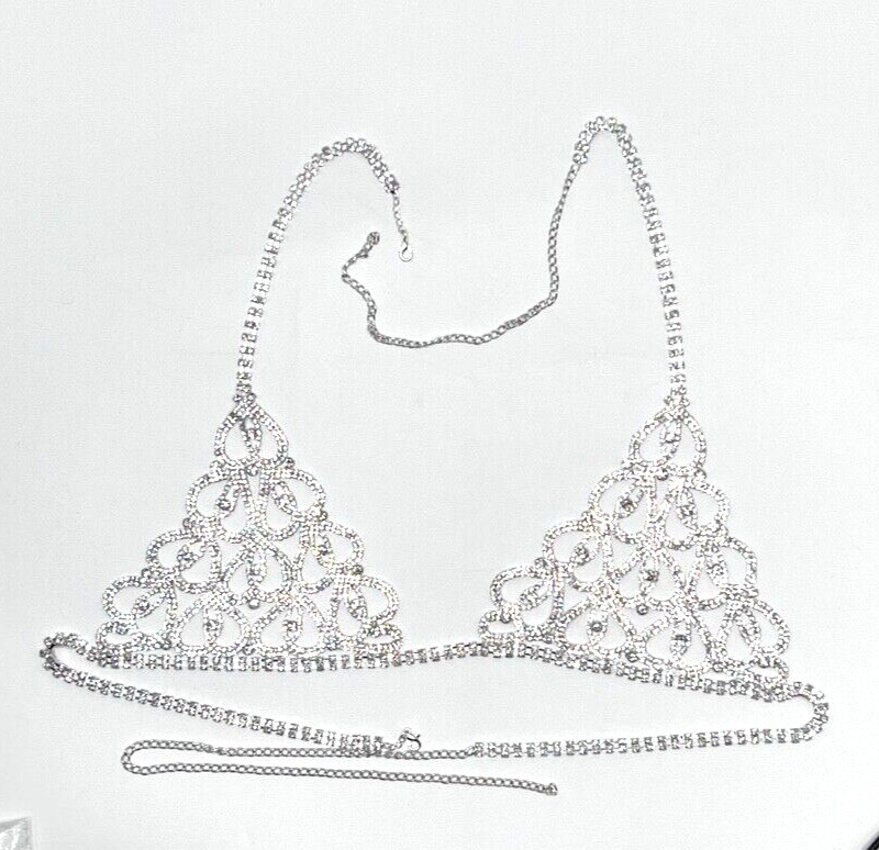 Unique Sexy Openwork Adjustable Rhinestone String… - image 3