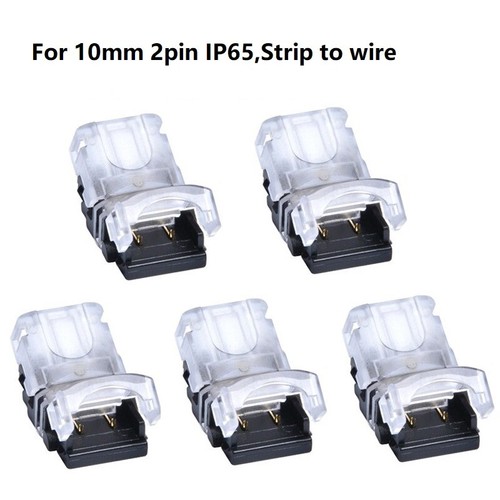 5X Wire to LED Strip Connector 2/3/4/5/6Pin 8mm 10mm 12mm Adapter RGB RGBW 5050 - Picture 16 of 20