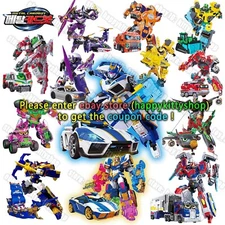 Metal Cardbot 7-11" Transform Figure Boys Kids Toy Car Truck Plane Vehicle Robot