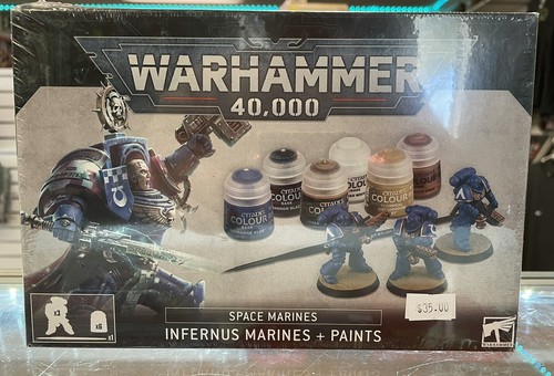 Warhammer 40K Space Marines Infernus Marines and Paints