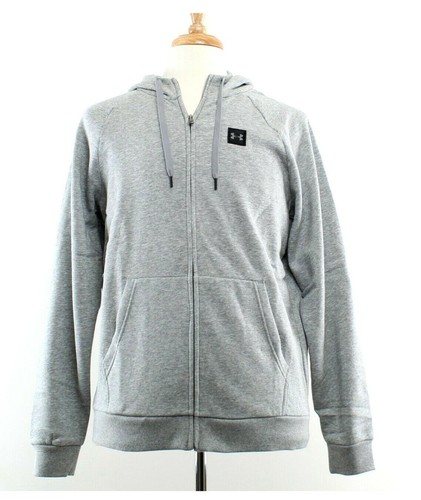 Under Armour Rival Hoodie Men's Coldgear Hooded Full Zip Fleece Sweatshirt - Picture 8 of 23