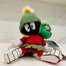 1997 Warner Brothers Marvin the Martian  K-9 Dog Bean Bag Plush Vintage WB NWT