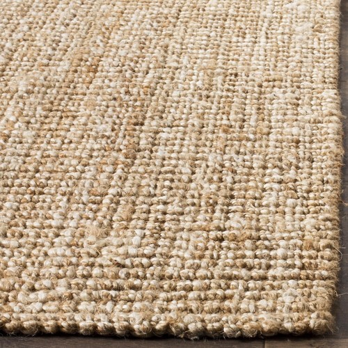 Handmade Chunky Jute Runner Rug 2' x 10' - Natural & Ivory - Reversible - Picture 6 of 7