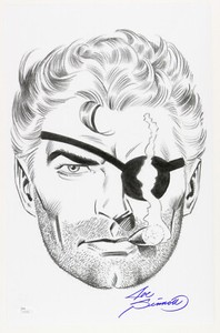 1980s-Joe-Sinnott-Nick-Fury-Pencil-Commission-Sketch-Signed-11x17-Print-JSA
