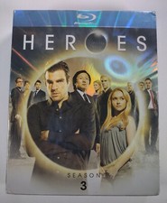 HEROES Season 3 Blu-ray TV Series Original Thick Case Set Factory Sealed NEW