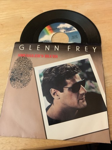 1980 Glen Frey - Smugglers Blues/ New Love - MCA(45RPM 7”  Single)  VG - Picture 1 of 2