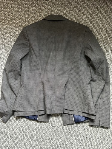 Womens Next Blazer Jacket, Size 12, Tailored, Grey Fitted Shoulder Pads (23) - Picture 5 of 6