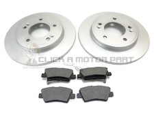 Set 2 dischi e pastiglie freno posteriori nuovi per Kia Niro 1.6 Hybrid 2016-2020